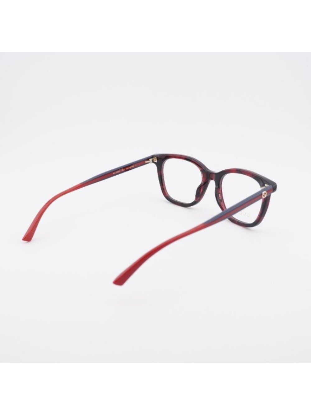 Gucci GG1864O 003 Eyeglasses Red Havana 50mm Square Frame - Picture 9 of 12